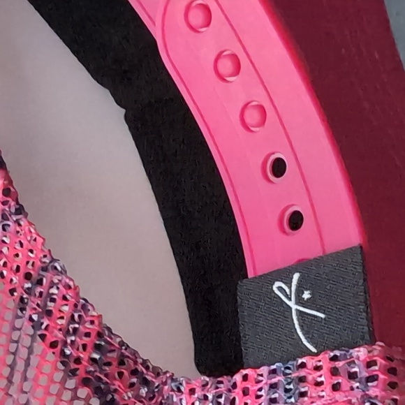 Grace Folly, DePaul & Fitzgerald Design Women's Pink/White Trucker Hat,NWT. - Picture 9 of 9